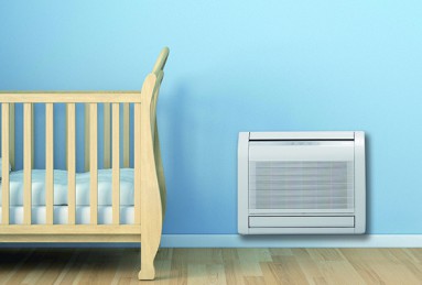 Toepassing ABF-vloermodel airconditioning van General in kinderkamer
