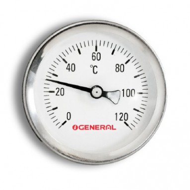 Klipthermometer van General om op bestaande radiatoren te bevestigen